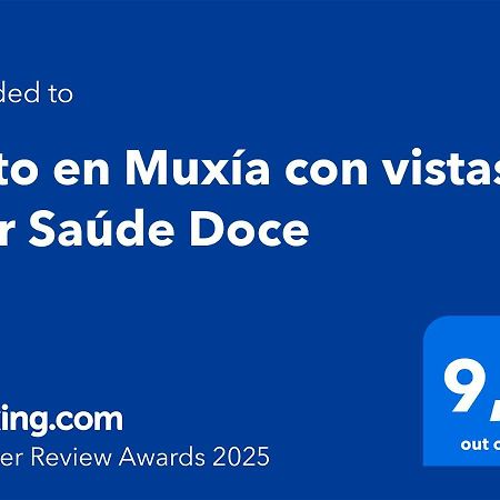 Apto En Muxia Con Vistas Al Mar Saude Doce Экстерьер фото